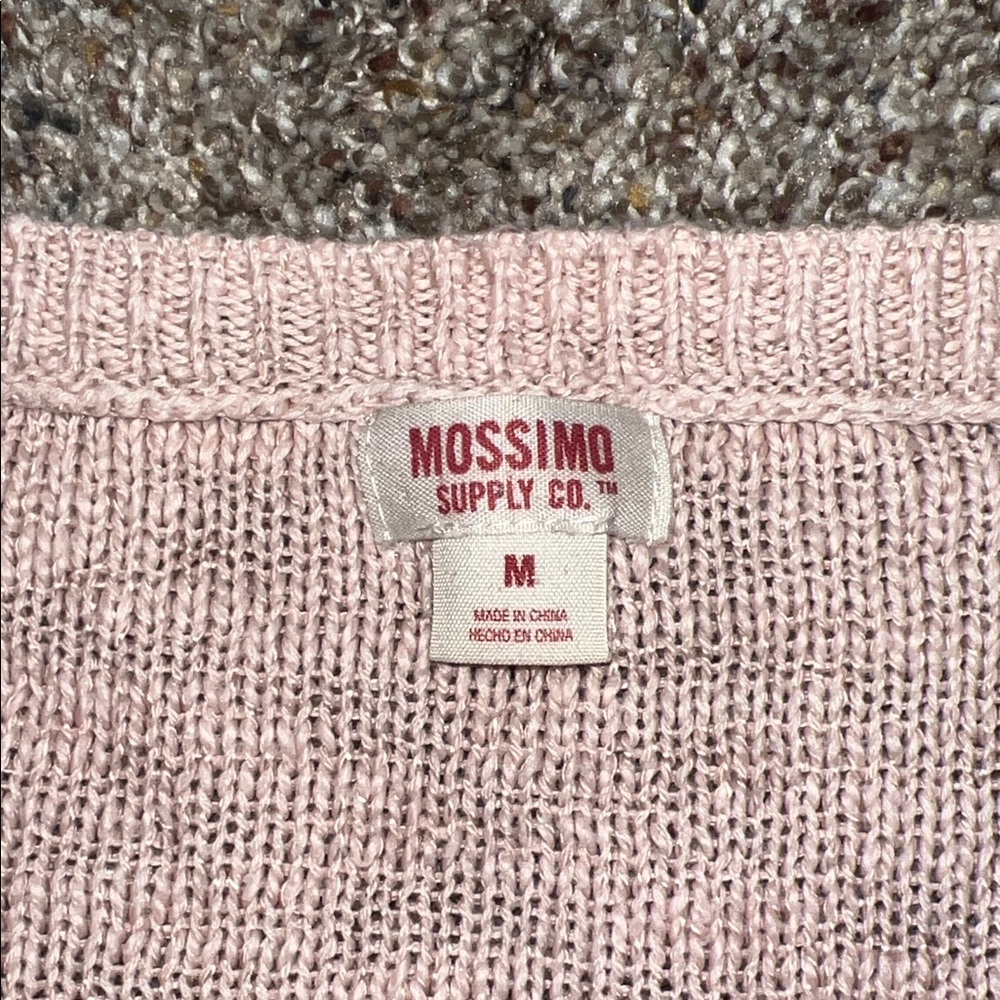 Women’s Mossimo Supply Co. Light Pink Crew Neck Sweater - Picture 2 of 3